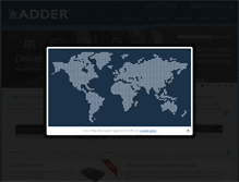 Tablet Screenshot of adder.com